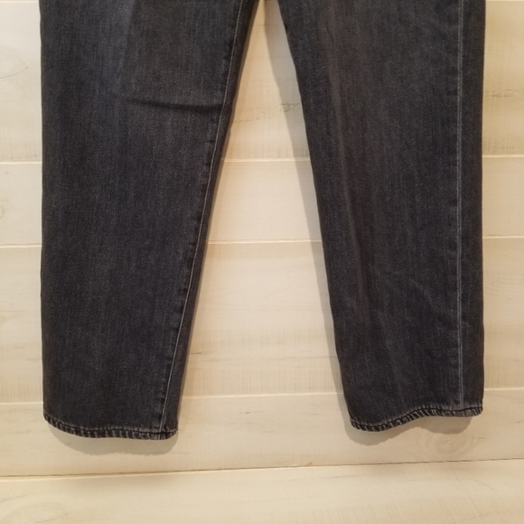 {30} Veronica Beard Blake Class Straight High Rise Washed Black Jeans - Picture 10 of 13
